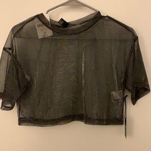 Mesh crop top